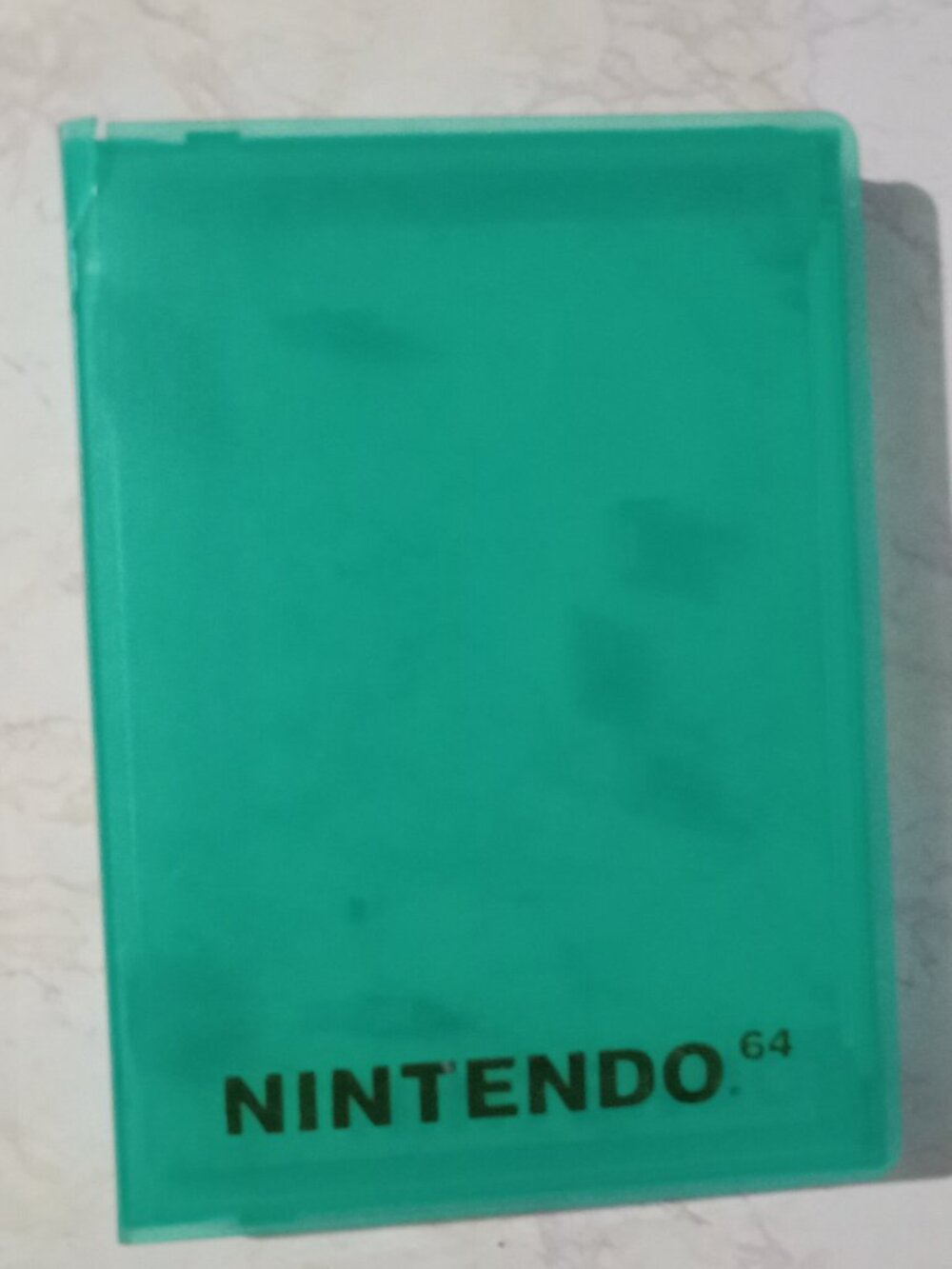 N64 Clamshell Green Hard Nintendo 64 Game Cartridge Storage Case OEM